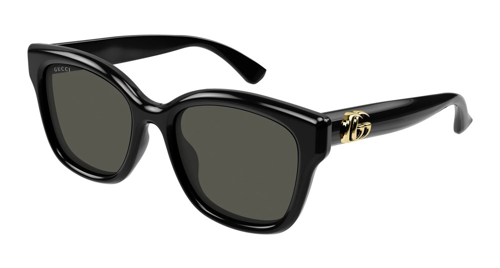 NWT Gucci GG1830SK-001 Black Rectangle 55mm Sunglasses
